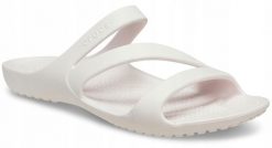 Klapki Dla Dorosłych Crocs Kadee II. Brązowe klapki Crocs, z materiału. Za 119.99 zł.