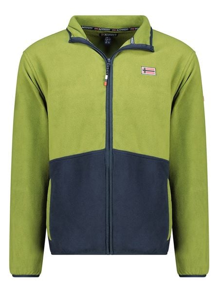 Geographical Norway Kurtka polarowa "Touki" w kolorze zielonym rozmiar: M. Zielone kurtki Geographical Norway, m, bez wzorów, z polaru, bez kaptura. Za 79.77 zł.