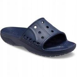 Klapki Dla Dorosłych Crocs Baya II Slide. Niebieskie klapki Crocs, z materiału. Za 99.99 zł.