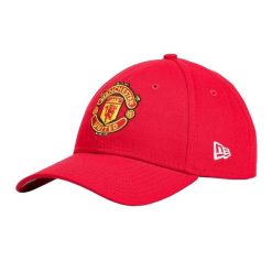 Czapka Z Daszkiem Dla Dorosłych Unisex 9Forty Manchester City FC. Czerwone czapki z daszkiem New Era, bez wzorów, z materiału. Za 210.99 zł.