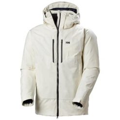 Kurtka narciarska z kapturem Helly Hansen Kvitfjell Infinity Down. Białe kurtki narciarskie i snowboardowe Helly Hansen, m, bez wzorów, narciarskie. Za 4,286.50 zł.
