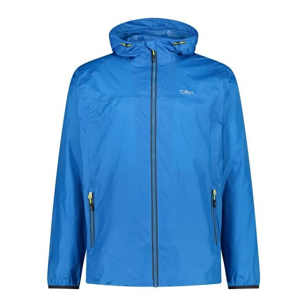 Kurtka przeciwdeszczowa z kapturem CMP. Niebieskie kurtki CMP, m, bez wzorów, z kapturem. W wyprzedaży za 99.99 zł.