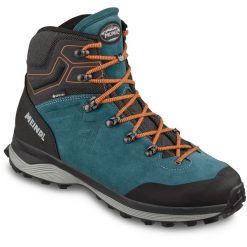 Buty trekkingowe męskie MEINDL Antero 3.5 GTX z membraną Gore-Tex. Niebieskie buty turystyczne MEINDL, bez wzorów, z gore-texu, bez zapięcia, trekkingowe, gore-tex. Za 1,199.90 zł.
