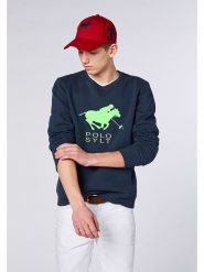 Polo Sylt Bluza w kolorze granatowym rozmiar: XXL. Niebieskie bluzy Polo Sylt, xxl, bez wzorów, z bawełny, bez kaptura. Za 52.30 zł.