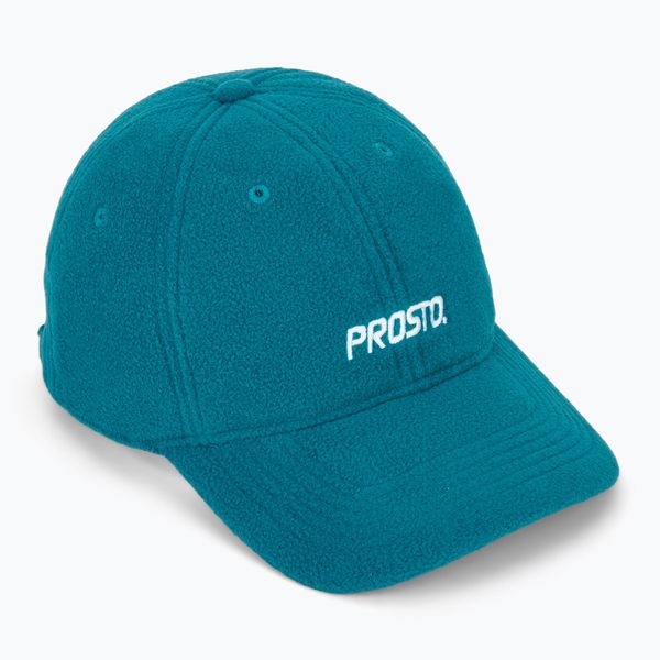 Czapka z daszkiem PROSTO Fleece. Niebieskie czapki z daszkiem Prosto., bez wzorów, z materiału. Za 79.99 zł.