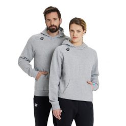 Bluza Arena Team Hooded Sweat Panel z kapturem. Szare bluzy z kapturem Arena, l, bez wzorów, z bawełny, z kapturem. Za 299.99 zł.