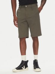 Lindbergh Szorty materiałowe 30-506062 Zielony Regular Fit. Zielone szorty Lindbergh, m, bez wzorów, z materiału. Za 209.99 zł.