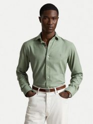 Polo Ralph Lauren Koszula 710B22592001 Zielony jasny Regular Fit. Zielone koszule Polo Ralph Lauren, m, bez wzorów, z bawełny, bez kołnierzyka, bez ramiączek. Za 619.99 zł.