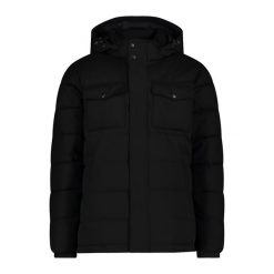 Kurtka z kapturem CMP. Czarne kurtki CMP, m, bez wzorów, z puchu, narciarskie. Za 669.99 zł.