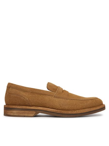 Clarks Półbuty Aldwin Step 26186450 Brązowy. Brązowe eleganckie półbuty Clarks, bez wzorów, ze skóry, bez obcasa, bez zapięcia. Za 469.99 zł.