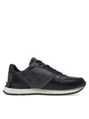 Guess Sneakersy FMJISL ELL12 Czarny. Czarne buty sportowe casual Guess, z aplikacjami, ze skóry, bez zapięcia. Za 319.99 zł.