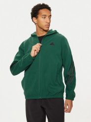 Adidas Polar Future Icons 3-Stripes IW6079 Zielony Regular Fit. Zielone bluzy z polaru Adidas, m, bez wzorów, z polaru, bez kaptura. Za 379.99 zł.
