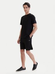 BOSS Szorty sportowe Member 50558883 Czarny Relaxed Fit. Czarne krótkie spodenki sportowe Boss, m, bez wzorów, z bawełny. Za 679.99 zł.