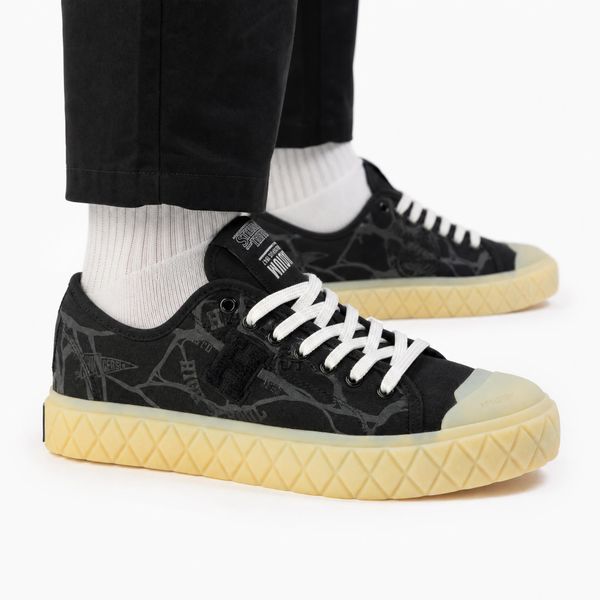 Buty męskie trampki sportowe Palladium PALLA ACE VINES. Czarne trampki Palladium, m, bez wzorów, bez zapięcia. Za 289.00 zł.