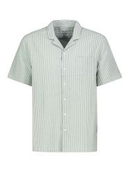 Authentic Style Koszula - Regular fit - w kolorze zielonym rozmiar: S. Zielone koszule Authentic Style, s, bez wzorów, z bawełny, bez kołnierzyka, bez ramiączek. Za 88.43 zł.