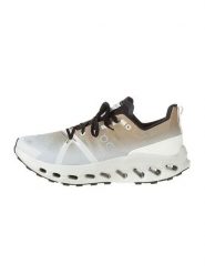 ON RUNNING Buty "Cloudsurfer trail" w kolorze jasnobrązowo-szarym do biegania rozmiar: 40. Białe buty do biegania On Running, bez wzorów, bez zapięcia, do biegania. Za 546.48 zł.