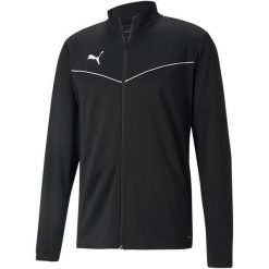 Bluza męska Puma teamRISE Training Poly Jacket czarna. Białe bluzy Puma, l, bez wzorów, bez kaptura. Za 200.17 zł.