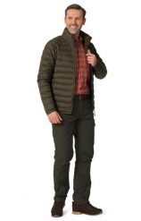 Kurtka trekkingowa męska puchowa Tagart Wave 4 Olive 700 cuin. Zielone kurtki TAGART, na jesień, m, bez wzorów, z materiału, bez kaptura. Za 649.00 zł.