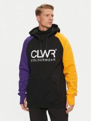 Colourwear Bluza Bowl 7010303 Czarny Regular Fit. Czarne bluzy Colourwear, m, bez wzorów, z bawełny, bez kaptura. Za 189.99 zł.