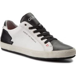Sneakersy GUESS - Low FMLOW1 LEA12 WHITE. Buty sportowe casual marki Guess, z materiału. W wyprzedaży za 299.00 zł.