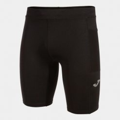 Legginsy Joma Elite X czarne do biegania. Czarne legginsy długie sportowe Joma, bez wzorów, z poliamidu, do biegania. Za 211.95 zł.