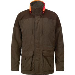 Płaszcz przeciwdeszczowy Pinewood Småland. Brązowe kurtki outdoor i hardshell Pinewood, bez wzorów, bez kaptura. Za 1,064.00 zł.
