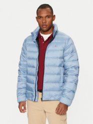 Tommy Jeans Kurtka przejściowa DM0DM20658 Niebieski Regular Fit. Niebieskie kurtki Tommy Jeans, l, bez wzorów, z jeansu, bez kaptura. Za 479.99 zł.
