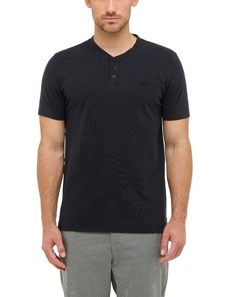 Męski T-Shirt Mustang Style Austin Jet Black 1016862 4188. Czarne t-shirty Mustang, m, bez wzorów, bez kołnierzyka, bez ramiączek. Za 79.99 zł.