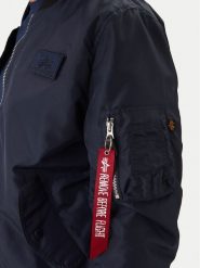 Alpha Industries Kurtka bomber MA-1 TTC Two Tone 126101 Granatowy Regular Fit. Niebieskie kurtki Alpha Industries, l, bez wzorów, z syntetyku, bez kaptura. Za 649.99 zł.