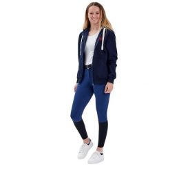 Bluza jeździecka z zamkiem błyskawicznym Gaze Jedy. Niebieskie bluzy z kapturem GAZE, xl, bez wzorów, z polaru, z kapturem. Za 495.75 zł.