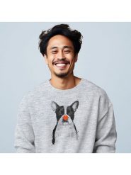 WOOOP Bluza "I´m not your clown" w kolorze szarym rozmiar: S. Szare bluzy Wooop, m, bez wzorów, z bawełny, bez kaptura. Za 100.99 zł.