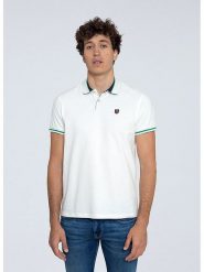 Pepe Jeans Koszulka polo "Terence" w kolorze białym rozmiar: L. Białe koszulki polo Pepe Jeans, l, bez wzorów, z bawełny, bez kołnierzyka, bez ramiączek. Za 145.94 zł.