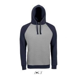 Bluza z kapturem Sol's Seattle. Niebieskie bluzy z kapturem SOL'S, l, bez wzorów, z bawełny, z kapturem. Za 180.15 zł.