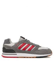 Adidas Sneakersy Run 80S ID1265 Szary. Szare buty do biegania Adidas, bez wzorów, z materiału, bez zapięcia. Za 259.99 zł.