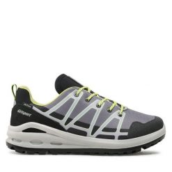 Trekkingi Grisport. Szare buty trekkingowe Grisport, bez wzorów, bez zapięcia. Za 319.99 zł.