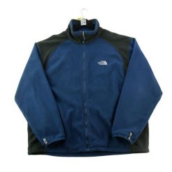 Second life - Kurtka polarowa męska Denali granatowa - Stan dobry. Niebieskie kurtki The North Face, m, bez wzorów, z materiału, bez kaptura. Za 143.46 zł.