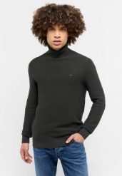 MUSTANG ELGIN MĘSKI SWETER ELEGANCKI GOLF LOGO. Golfy Mustang, m, bez wzorów, bez ramiączek. Za 149.99 zł.