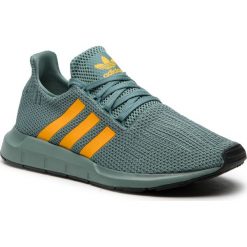 Buty adidas - Swift Run D96643 Rawgrn/Reagol/Cblack. Niebieskie buty sportowe casual marki Adidas, z materiału. W wyprzedaży za 269.00 zł.