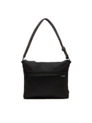 Tommy Hilfiger Torba Th Weather AM0AM12741 Czarny. Czarne torby na ramię Tommy Hilfiger, bez wzorów, z materiału, na ramię, bez dodatków. Za 169.99 zł.