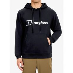 Bluza z kapturem męska Berghaus Logo Hoody Light. Czarne bluzy Berghaus, m, bez wzorów, z kapturem. Za 357.49 zł.