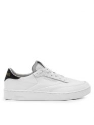 Reebok Sneakersy Club C Clean GW5112 Biały. Białe buty sportowe casual Reebok, bez wzorów, ze skóry, bez zapięcia. Za 299.99 zł.
