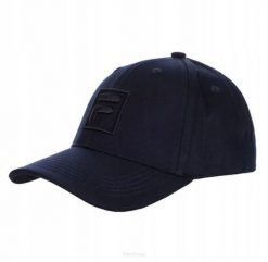 Czapka tenisowa Fila Cap Forze granatowa. Niebieskie czapki z daszkiem Fila, bez wzorów, z bawełny. Za 69.00 zł.