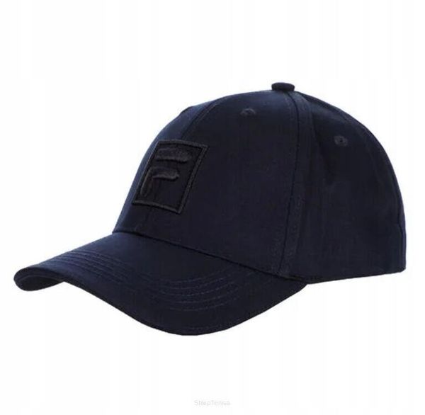 Czapka tenisowa Fila Cap Forze granatowa. Niebieskie czapki z daszkiem Fila, bez wzorów, z bawełny. Za 69.00 zł.
