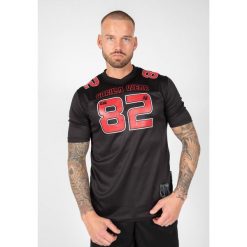 Koszulka fitness męska Gorilla Wear Fresno T-shirt. Czarne t-shirty sportowe GORILLA WEAR, bez wzorów, bez ramiączek, na fitness i siłownię. Za 200.50 zł.