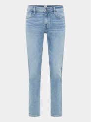 Mustang Jeansy Oregon 1014864 Granatowy Slim Fit. Niebieskie jeansy Mustang, m. Za 229.99 zł.