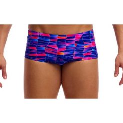 Kąpielówki Funky Trunks Warped Waves - trunki męskie. Niebieskie kąpielówki Funky Trunks, l, bez wzorów. Za 159.00 zł.