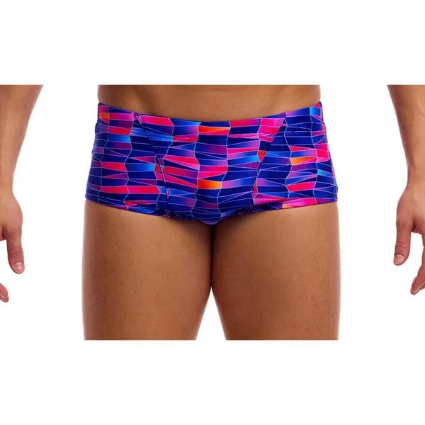 Kąpielówki Funky Trunks Warped Waves - trunki męskie. Niebieskie kąpielówki Funky Trunks, l, bez wzorów. Za 159.00 zł.