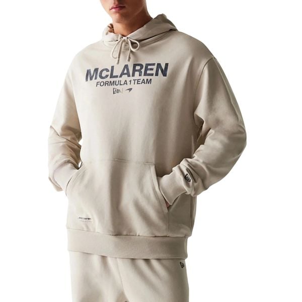 Bluza z kapturem McLaren Racing Wordmark. Brązowe bluzy New Era, m, bez wzorów, z kapturem. Za 411.00 zł.