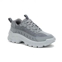 Buty do chodzenia męskie Caterpillar P726097. Szare buty sportowe casual CATerpillar, bez wzorów, z materiału, bez zapięcia. Za 496.00 zł.