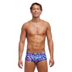 Trunki męskie Funky Trunks Warp Tour - sidewinder. Niebieskie odzież kąpielowa Funky Trunks, m, bez wzorów, sportowe. Za 129.99 zł.
